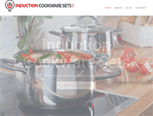 Tablet Screenshot of inductioncookwaresets.com